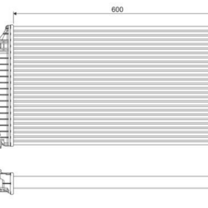 RADIATEUR  AIR - INTERCOOLER - ECHANGEUR - REFROIDISSEUR AIR - RENAULT LAGUNA I / RENAULT ESPACE III